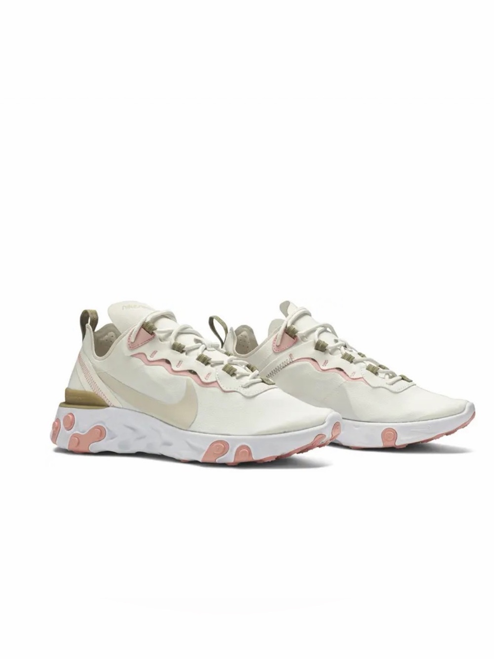 Womens Size 5 Nike React Element 55 Pink Running Shoes Sneakers BQ2728-007